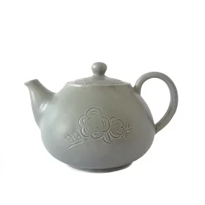 Dahlia Summer Tea Pot – Grey 1