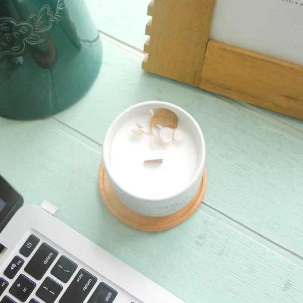 Scented Candle – White Cup