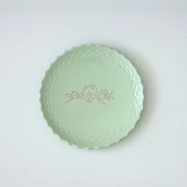 dahlia medium plate - mint