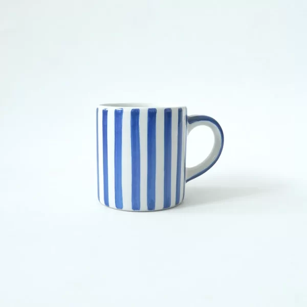 Stripe Mug and Coaster- Blue - Image 3